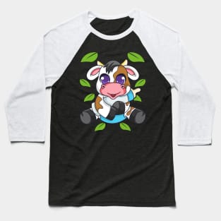 Baby Cow Calf Baseball T-Shirt